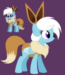 Size: 3000x3440 | Tagged: safe, artist:feather_bloom, derpibooru import, oc, pegasus, pony, clothes, costume, eevee, halloween, halloween costume, holiday, nightmare night, pokémon, pony town, simple background, solo