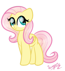 Size: 589x640 | Tagged: safe, artist:sugarcloud12, derpibooru import, fluttershy, pony, simple background, solo, transparent background