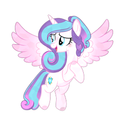 Size: 1812x1752 | Tagged: safe, artist:gadelix, derpibooru import, princess flurry heart, alicorn, pony, colored wings, colored wingtips, female, flying, mare, older, older flurry heart, simple background, solo, transparent background, wings