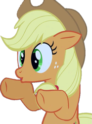 Size: 537x720 | Tagged: safe, derpibooru import, edit, edited screencap, editor:incredibubbleirishguy, screencap, applejack, earth pony, pony, castle mane-ia, look before you sleep, background removed, bipedal, cropped, recycled animation, simple background, solo, transparent background