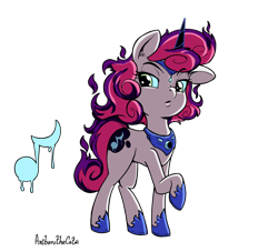 Size: 2200x2000 | Tagged: safe, artist:anibaruthecat, derpibooru import, part of a set, sweetie belle, pony, unicorn, alternate cutie mark, alternate hairstyle, alternate timeline, alternate universe, armor, nightmare takeover timeline, peytral, simple background, solo, transparent background