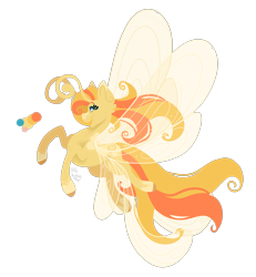 Size: 2017x2179 | Tagged: safe, artist:cyanreef, derpibooru import, oc, oc only, oc:zip-zee, breezie, adopted offspring, female, mare, parent:flam, parent:fluttershy, parents:flamshy, simple background, solo, transparent background