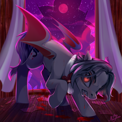 Size: 1000x1000 | Tagged: safe, artist:thejustbee, derpibooru import, oc, oc only, bat pony, pony, bat pony oc, solo