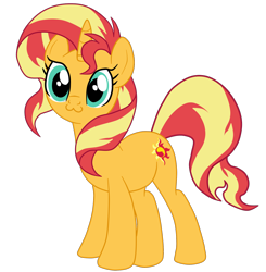 Size: 1856x1897 | Tagged: safe, artist:gmaplay, derpibooru import, sunset shimmer, pony, unicorn, equestria girls, cute, shimmerbetes, simple background, solo, sunset shimmer day, transparent background, twilight cat, vector