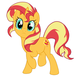 Size: 1856x1897 | Tagged: safe, artist:gmaplay, derpibooru import, sunset shimmer, pony, unicorn, equestria girls, equestria girls series, forgotten friendship, cute, shimmerbetes, solo, sunset shimmer day, vector