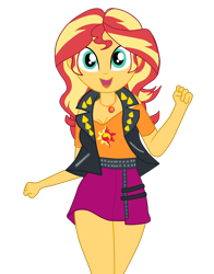 Size: 1900x2425 | Tagged: safe, artist:gmaplay, derpibooru import, sunset shimmer, equestria girls, cute, running, shimmerbetes, simple background, solo, sunset shimmer day, transparent background