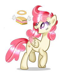 Size: 2048x2048 | Tagged: safe, artist:doraeartdreams-aspy, derpibooru import, oc, oc only, oc:angel cake, pegasus, pony, base used, female, head turn, mare, offspring, parent:pound cake, parent:princess flurry heart, parents:poundflurry, simple background, solo, transparent background