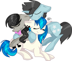 Size: 1489x1276 | Tagged: safe, artist:gallantserver, derpibooru import, dj pon-3, neon lights, octavia melody, rising star, vinyl scratch, pony, female, male, octalights, ot3, shipping, simple background, straight, transparent background, vinylights