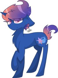 Size: 1325x1787 | Tagged: safe, artist:gallantserver, derpibooru import, oc, oc only, oc:pointe break, pony, unicorn, offspring, parent:flash sentry, parent:sonata dusk, simple background, solo, transparent background