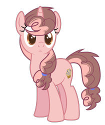 Size: 1600x1906 | Tagged: safe, artist:gallantserver, derpibooru import, oc, oc only, oc:splenda berry, pony, unicorn, female, mare, offspring, parent:donut joe, parent:sugar belle, simple background, solo, transparent background