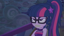 Size: 2782x1564 | Tagged: safe, sci-twi, twilight sparkle, human, equestria girls, spring breakdown, boat, condescending, cruise ship, gagged edit, karma, tape gag, twibitch sparkle