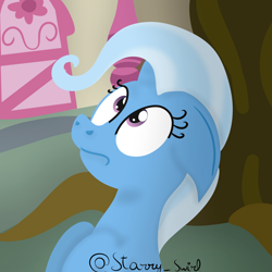 Size: 2000x2000 | Tagged: safe, artist:starry swirl, derpibooru exclusive, derpibooru import, trixie, pony, unicorn, female, mare, solo