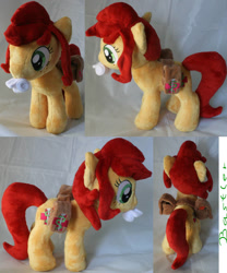 Size: 827x993 | Tagged: safe, artist:bestlerrj, derpibooru import, oc, oc only, oc:sani soda, bag, galacon, galacon 2023, irl, photo, plushie, solo