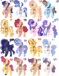 Size: 2800x3600 | Tagged: safe, artist:hamiltonattorney22, derpibooru import, apple bloom, applejack, big macintosh, button mash, cheese sandwich, fancypants, flash sentry, fleur-de-lis, flim, fluttershy, king sombra, pinkie pie, pound cake, princess cadance, princess celestia, princess flurry heart, princess luna, queen novo, rainbow dash, rarity, rumble, scootaloo, shining armor, soarin', starlight glimmer, sunburst, sunset shimmer, sweetie belle, tender taps, trixie, twilight sparkle, twilight sparkle (alicorn), oc, alicorn, earth pony, hybrid, pegasus, pony, unicorn, alicorn oc, bow, bust, cheesepie, chest fluff, cutie mark crusaders, earth pony oc, fancyfleur, female, flashlight, flimjack, fluttermac, glasses, high res, horn, interspecies offspring, lesbian, lumbra, magical lesbian spawn, male, mare, novolestia, obtrusive watermark, offspring, older, older apple bloom, older cmc, older flurry heart, older pound cake, older scootaloo, older sweetie belle, parent:apple bloom, parent:applejack, parent:big macintosh, parent:button mash, parent:cheese sandwich, parent:fancypants, parent:flash sentry, parent:fleur-de-lis, parent:flim, parent:fluttershy, parent:king sombra, parent:pinkie pie, parent:pound cake, parent:princess cadance, parent:princess celestia, parent:princess flurry heart, parent:princess luna, parent:queen novo, parent:rainbow dash, parent:rarity, parent:rumble, parent:scootaloo, parent:shining armor, parent:soarin', parent:starlight glimmer, parent:sunburst, parent:sunset shimmer, parent:sweetie belle, parent:tender taps, parent:trixie, parent:twilight sparkle, parents:cheesepie, parents:fancyfleur, parents:flashlight, parents:flimjack, parents:fluttermac, parents:lumbra, parents:novolestia, parents:poundflurry, parents:raripants, parents:rumbloo, parents:shimmerburst, parents:shiningcadance, parents:soarindash, parents:startrix, parents:sweetiemash, parents:tenderbloom, pegasus oc, poundflurry, raised hoof, raised leg, raripants, round glasses, rumbloo, shimmerburst, shiningcadance, shipping, simple background, soarindash, spread wings, stallion, startrix, straight, sweetiemash, tail, tail bow, tenderbloom, transparent background, unicorn oc, wall of tags, watermark, wings