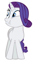 Size: 702x1169 | Tagged: safe, artist:benpictures1, part of a set, rarity, pony, unicorn, maud pie (episode), cute, female, inkscape, mare, raribetes, simple background, transparent background, vector