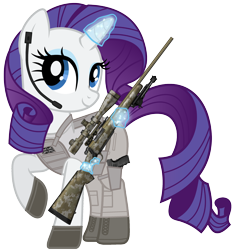 Size: 2352x2530 | Tagged: safe, artist:edy_january, derpibooru import, edit, rarity, pony, unicorn, armor, body armor, boots, british, call of duty, call of duty: modern warfare 2, clothes, dx.45, equipment, gloves, gun, handgun, m24, magic, military, military pony, military uniform, pistol, remington m24a2, rifle, shoes, simple background, sniper, sniper rifle, soldier, soldier pony, solo, special forces, tactical, tactical vest, task forces 141, transparent background, uniform, united kingdom, vector, vector edit, vest, weapon