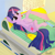 Size: 2048x2048 | Tagged: safe, artist:rayelli, derpibooru import, twilight sparkle, unicorn twilight, pony, unicorn, book, calendar, cute, female, holiday, lying down, mare, solo, tongue, tongue out