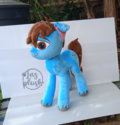 Size: 924x961 | Tagged: safe, derpibooru import, oc, alicorn, earth pony, original species, pegasus, pony, unicorn, commission, customized toy, irl, photo, plush pony, plushie, solo, toy