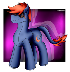 Size: 1184x1216 | Tagged: safe, artist:thebenalpha, derpibooru import, oc, oc:fizark catto, monster pony, original species, tatzlpony, gift art, plushie, simple background