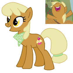 Size: 396x396 | Tagged: safe, artist:eyelesszomp1re, derpibooru import, earth pony, base used, cinnamon sugar (g4), female, mare, older, older cinnamon sugar, simple background, solo, white background