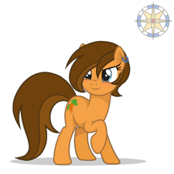 Size: 1500x1500 | Tagged: safe, artist:r4hucksake, derpibooru import, oc, oc only, oc:carrot twitch, earth pony, pony, female, mare, simple background, solo, transparent background