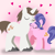 Size: 1400x1400 | Tagged: safe, artist:mlplary6, derpibooru import, cookie crumbles, hondo flanks, pony, unicorn, cookieflanks, eyes closed, female, heart, husband and wife, lineless, love, male, mare, married couple, shipping, smiling, stallion, straight