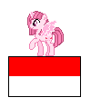 Size: 100x118 | Tagged: safe, artist:guruyunus17, artist:stitchedscrews, derpibooru import, oc, oc only, oc:annisa trihapsari, alicorn, earth pony, pony, female, indonesia, magic, mare, pixel art, simple background, smiling, solo, transparent background