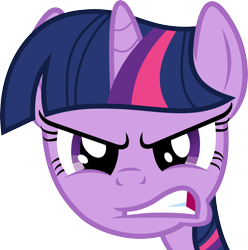 Size: 3500x3530 | Tagged: safe, artist:mio94, derpibooru import, part of a set, twilight sparkle, pony, angry, bust, female, gritted teeth, mare, simple background, solo, teeth, transparent background, vector