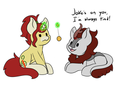 Size: 3700x2500 | Tagged: safe, artist:noxi1_48, derpibooru import, oc, oc:holy sword, oc:treble pen, kirin, pony, unicorn, daily dose of friends, lying down, magic, prone, simple background, transparent background