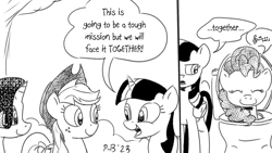 Size: 1200x675 | Tagged: safe, artist:pony-berserker, derpibooru import, applejack, pinkie pie, rarity, twilight sparkle, twilight sparkle (alicorn), alicorn, pony-berserker's twitter sketches, but why, cringe comedy, magic of friendship, pony-berserker's twitter sketches (2023), shitposting, skibidi toilet, toilet