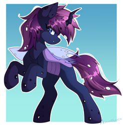 Size: 1142x1160 | Tagged: safe, artist:airiniblock, derpibooru import, oc, oc only, changeling, pony, changeling oc, commission, rcf community, solo