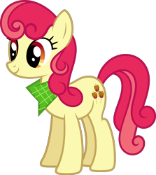 Size: 5041x5641 | Tagged: safe, artist:starryshineviolet, derpibooru import, apple bumpkin, earth pony, pony, absurd resolution, apple family member, bandana, female, gameloft, mare, simple background, transparent background, vector