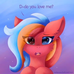 Size: 2048x2048 | Tagged: safe, artist:gaffy, derpibooru import, oc, oc:gaffy, bust, portrait, teary eyes