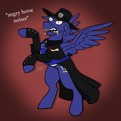 Size: 800x800 | Tagged: safe, artist:wiggles, derpibooru import, oc, pegasus, pony, clothes, hat, male, solo, stallion