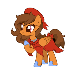 Size: 2362x2362 | Tagged: safe, derpibooru import, oc, oc only, pegasus, pony, 2024 community collab, brown hair, brown mane, brown tail, clothes, derpibooru community collaboration, female, hat, high res, hoof shoes, robe, simple background, solo, tail, transparent background