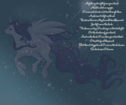 Size: 1200x1000 | Tagged: safe, artist:mrsred, derpibooru import, oc, oc only, alicorn, pony, cosmic love, florence and the machine, flying, solo, stars