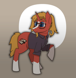 Size: 1887x1947 | Tagged: safe, artist:owslafa, derpibooru exclusive, derpibooru import, oc, oc:triage, unicorn, fallout equestria, male, solo, stallion