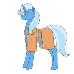 Size: 1000x1000 | Tagged: safe, artist:saint boniface, derpibooru import, trixie, pony, unicorn, female, solo, tail