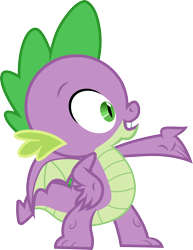 Size: 2314x3000 | Tagged: safe, artist:cloudy glow, derpibooru import, spike, dragon, g4, sparkle's seven, .ai available, high res, male, simple background, solo, transparent background, vector, winged spike, wings