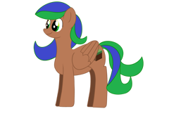 Size: 1280x896 | Tagged: safe, artist:iamaveryrealperson, derpibooru import, oc, oc only, pegasus, pony, g4, folded wings, minecraft, ms paint, simple background, smiling, solo, standing, transparent background, wings