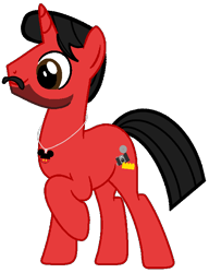 Size: 542x705 | Tagged: safe, artist:mickey1909, derpibooru import, oc, oc only, oc:mickey motion, pony, unicorn, g4, male, simple background, solo, transparent background