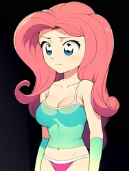 Size: 1296x1728 | Tagged: safe, ai content, artist:brothor12, derpibooru import, fluttershy, human, equestria girls, anime, detective conan, solo