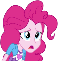 Size: 2373x2520 | Tagged: safe, derpibooru import, edit, edited screencap, editor:homersimpson1983, screencap, pinkie pie, human, equestria girls, background removed, female, not a vector, simple background, solo, transparent background