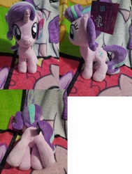 Size: 1002x1328 | Tagged: safe, derpibooru import, applejack, pinkie pie, rarity, starlight glimmer, pony, unicorn, g4, butt, commission, featureless crotch, female, mare, plot, plushie, solo, starlight glimmer plushie, your character here