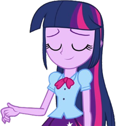 Size: 2315x2520 | Tagged: safe, derpibooru import, edit, edited screencap, editor:homersimpson1983, screencap, twilight sparkle, human, equestria girls, background removed, eyes closed, female, not a vector, simple background, solo, transparent background