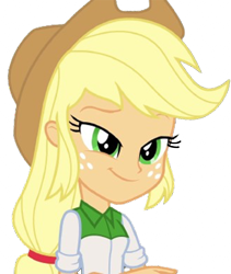 Size: 2122x2520 | Tagged: safe, derpibooru import, edit, edited screencap, editor:homersimpson1983, screencap, applejack, human, equestria girls, applejack's hat, background removed, clothes, cowboy hat, cowgirl, cute, female, hat, jackabetes, not a vector, simple background, solo, stetson, transparent background