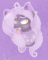 Size: 1197x1491 | Tagged: safe, artist:umbreow, derpibooru import, oc, oc:gloomy veil, bat pony, pony, bust, portrait, solo