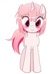 Size: 1500x2000 | Tagged: safe, artist:tsudashie, derpibooru import, oc, oc only, oc:pinkjewel, pony, unicorn, 2024 community collab, derpibooru community collaboration, pink hair, simple background, solo, tail, transparent background