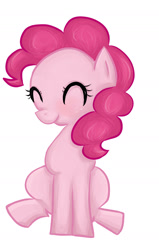 Size: 971x1529 | Tagged: safe, artist:ikouzhyarchivo, derpibooru import, pinkie pie, earth pony, pony, g4, female, simple background, solo, white background