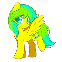 Size: 1772x1772 | Tagged: safe, artist:blueeye, derpibooru import, oc, oc only, oc:nature guard, pegasus, pony, 2024 community collab, derpibooru community collaboration, looking at you, pegasus oc, simple background, smiling, smiling at you, transparent background